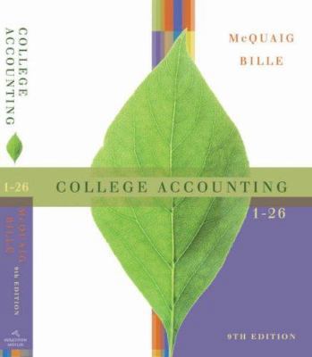 College Accounting, Chapters 1-26 0618824170 Book Cover