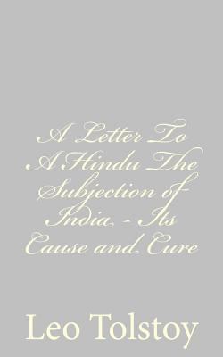 A Letter To A Hindu The Subjection of India - I... 1490937498 Book Cover