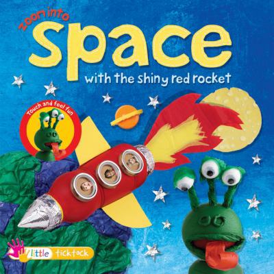 Zoom Into Space with the Shiny Red Rocket 1846968127 Book Cover