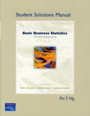 Student Solutions Manaul for Basic Business Sta... 0136034357 Book Cover