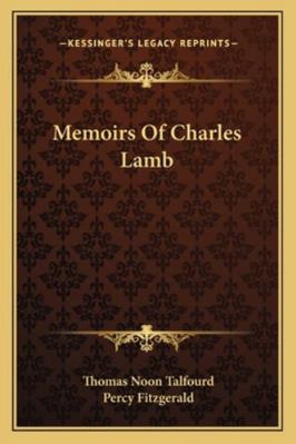 Memoirs Of Charles Lamb 1162993219 Book Cover