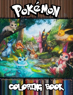 Pokemon Coloring Book: 77 Illustrations, Amazing Jumbo Pokemon Coloring Book For Kids Ages 3-7, 4-8, 8-10, 8-12, Pikachu, Fun, Largest Book 2020 (Pokemon Books For Kids) B08LN5LMCY Book Cover