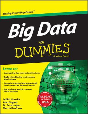 Big Data for Dummies 8126543280 Book Cover
