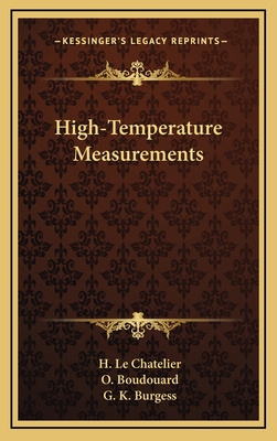 High-Temperature Measurements 1163861529 Book Cover