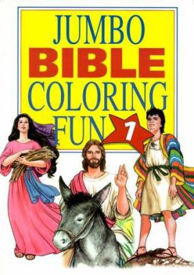Jumbo Bible Coloring Fun 157748035X Book Cover
