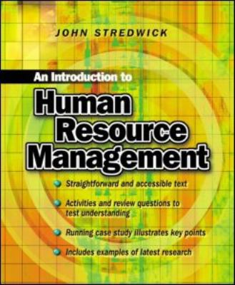Introduction to Human Resource Management 0750665343 Book Cover