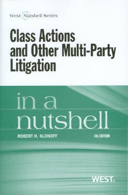 Class Actions and Other Multi-Party Litigation ... 0314910972 Book Cover