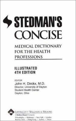 Stedman's Concise Medical Dictionary for the He... 0781730120 Book Cover