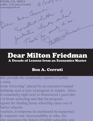 Dear Milton Friedman 1304900061 Book Cover