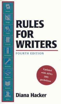 Rules for Writers : A Brief Handbook/With Update 0312401833 Book Cover