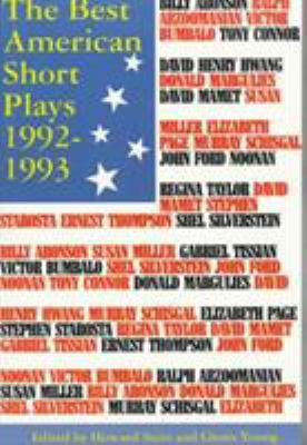 The Best American Short Plays 1992-1993 1557831661 Book Cover
