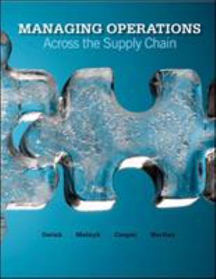 Managing Operations Across the Supply Chain B007YXS3V4 Book Cover