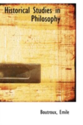 Historical Studies in Philosophy 1113200537 Book Cover