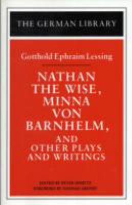 Nathan the Wise, Minna Von Barnhelm, and Other ... 0826407072 Book Cover