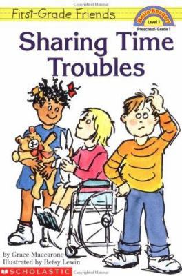 First-Grade Friends: Sharing Time Troubles (Hel... 0590738798 Book Cover