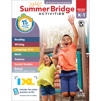 Summer Bridge Activities, Grades K - 1 1483872696 Book Cover