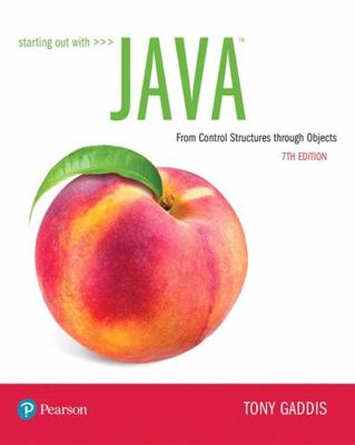 Starting Out with Java: From Control Structures... 0135188636 Book Cover