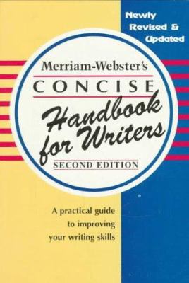 Merriam-Webster's Concise Handbook for Writers 0877796254 Book Cover