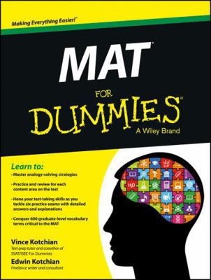 MAT For Dummies 1118496752 Book Cover