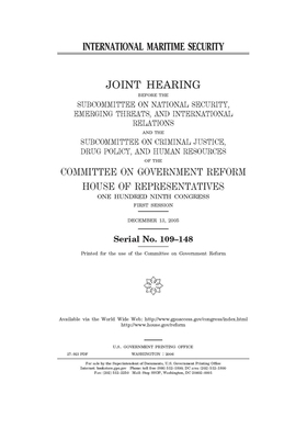 International maritime security B084DNBB5K Book Cover