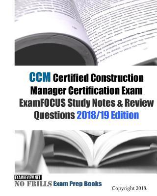 CCM Certified Construction Manager Certificatio... 1718899696 Book Cover