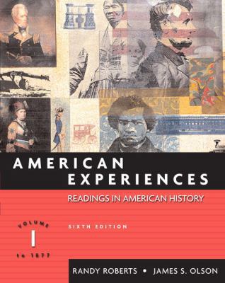 American Experiences, Volume I 032121644X Book Cover