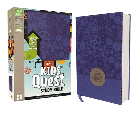 Kids' Quest Study Bible-NIRV: Answers to Over 5... 0310744822 Book Cover