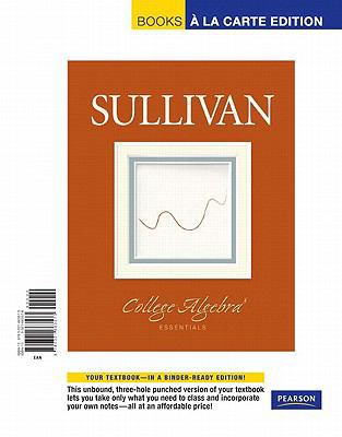 College Algebra Essentials, Books a la Carte Ed... 0321663578 Book Cover