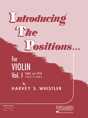 Introducing the Positions for Violin: Volume 1 ... 1423444876 Book Cover