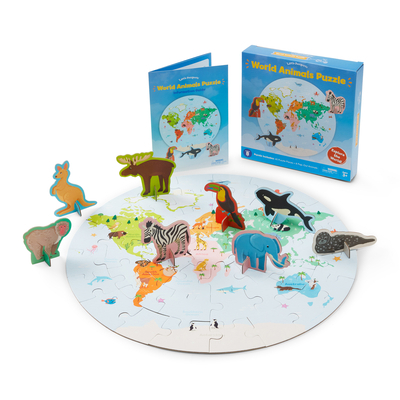 Little Passports: World Animals Puzzle            Book Cover