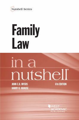 Family Law in a Nutshell 168328254X Book Cover