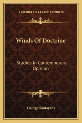 Winds Of Doctrine: Studies In Contemporary Opinion 1162957794 Book Cover