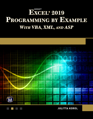 Microsoft Excel 2019 Programming by Example wit... 1683924002 Book Cover