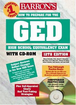 How to Prepare for the GED with CD-ROM 0764175297 Book Cover
