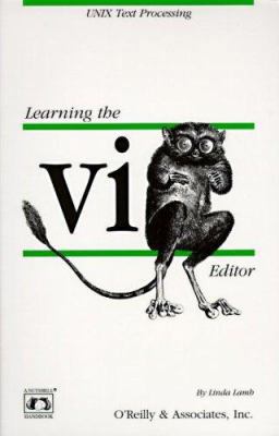 Learning the VI Editor 0937175676 Book Cover