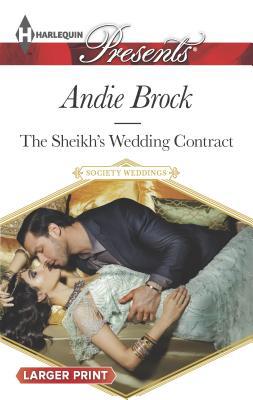 The Sheikh's Wedding Contract [Large Print] 037313830X Book Cover