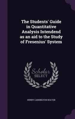 The Students' Guide in Quantitative Analysis In... 1347387668 Book Cover