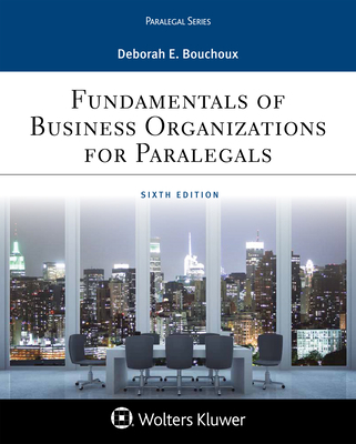 Fundamentals of Business Organizations for Para... 1454896256 Book Cover