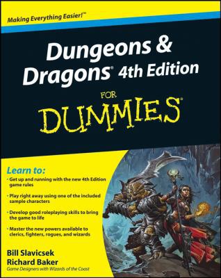 Dungeons and Dragons 4th Edition For Dummies 0470292903 Book Cover