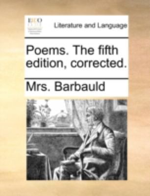 Poems. the Fifth Edition, Corrected. 1170526896 Book Cover