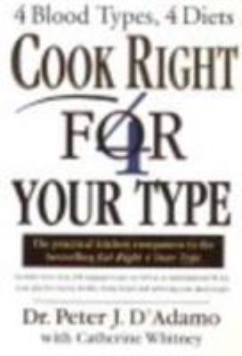 Cook Right 4 Your Type 0712673210 Book Cover