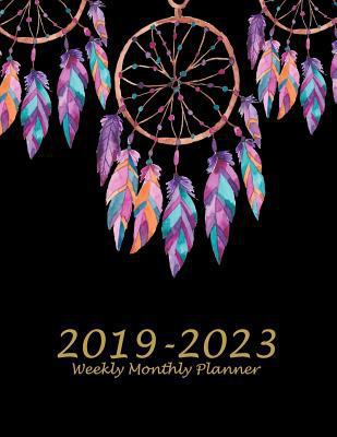 2019-2023 Weekly Monthly Planner: Beauty Dreamcatcher Black Book, 8.5" x 11" Five Year 2019-2023 Calendar Planner, Monthly Calendar Schedule Organizer (60 Months Calendar Planner)