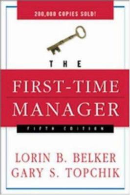 The First-Time Manager 0814408214 Book Cover