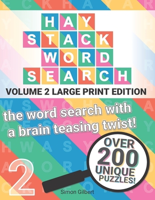 Haystack Wordsearch (LARGE PRINT): Volume 2 - t... 1838372636 Book Cover