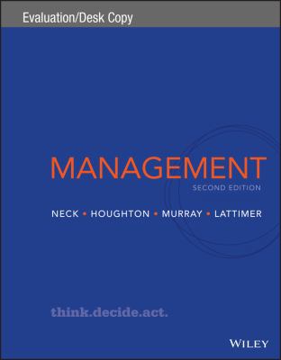 Management, 2nd Edition (Standalone Book) 1119300533 Book Cover