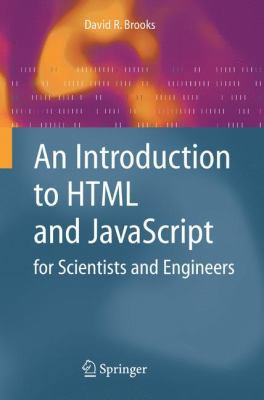 An Introduction to HTML and JavaScript: For Sci... B007I0UHMQ Book Cover
