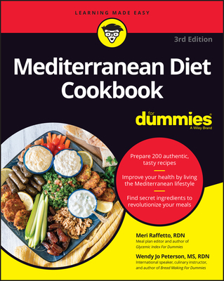 Mediterranean Diet Cookbook for Dummies 1119850274 Book Cover