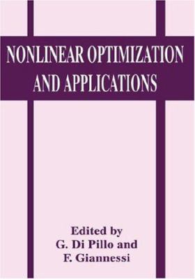 Nonlinear Optimization and Applications 0306453169 Book Cover