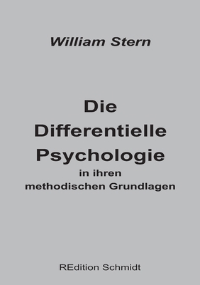 Die Differentielle Psychologie in ihren methodi... [German] 3755740575 Book Cover