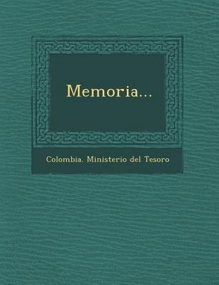 Memoria... [Spanish] 1249941393 Book Cover
